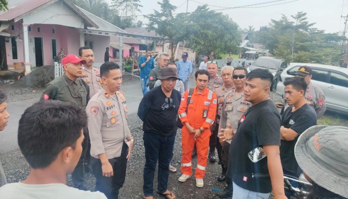 Protes JOB Tomori soal Tenaga Kerja, Karang Taruna Sinorang Blokade Jalan