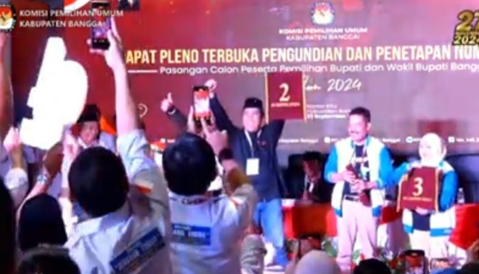 Tiga Paslon di Pilkada Banggai Resmi Kantongi Nomor Urut
