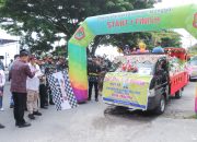 Pjs Bupati Banggai Lepas Karnaval Budaya di Kilo 5 Luwuk