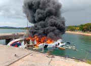 Speedboat Rombongan Cagub Malut Terbakar di Pelabuhan Bobong, 5 Orang Dilaporkan Meninggal Dunia