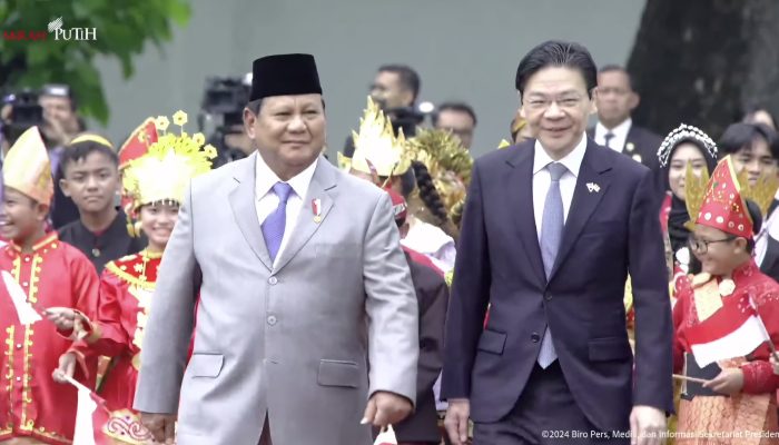 Prabowo Terima PM Singapura dengan Upacara Jajar Kehormatan dan Iringan Pasukan Berkuda