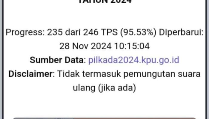 Beredar Hasil Perolehan Suara Pilkada Bangkep Berlogo KPU, Suryani Mile: Ini Menyimpang!