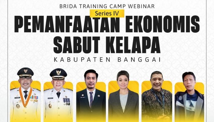 BRIDA Banggai Gelar Webinar Pemanfaatan Ekonomis Sabut Kelapa