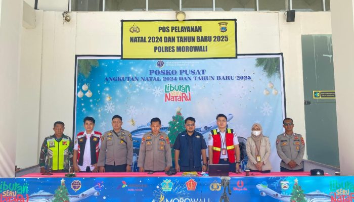 Polres Morowali Siapkan 2 Pos Pelayanan dan 5 Pos Pengamanan Nataru