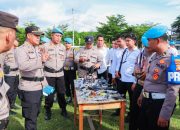 Cegah Penyalahgunaan, 48 Pucuk Senpi dari Anggota Polres Banggai Ditarik