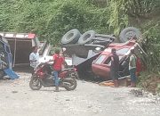 Mobil PT BSS Pengangkut Material Pertamina Alami Kecelakaan di Batui