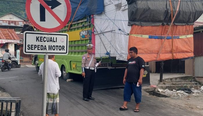 Operasi Keselamatan Tinombala, Polisi dan Dishub Tertibkan Truk ODOL di Luwuk