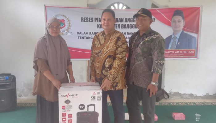 Anggota DPRD Banggai dari Gerindra Hari Sapto Adji Laksanakan Reses