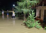 Kapolsek Balantak Pantau Rumah Warga yang Tergenang Banjir