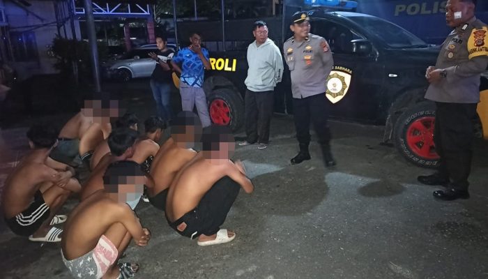 Polisi Tangkap 9 Remaja di Luwuk karena Tawuran
