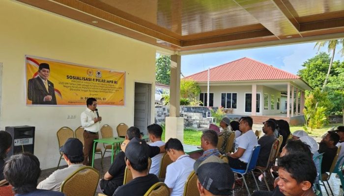 Sosialisasi Empat Pilar Kebangsaan, Beniyanto: Jangan Pernah Lelah Merawat Kebhinekaan