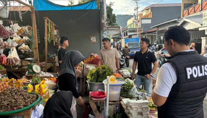 Satgas Pangan Polres Banggai Sidak Stok dan Harga Bapok