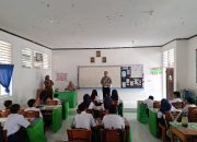 Kampanye Cegah Lakalantas di Bulan Ramadan, Satlantas Polres Banggai Datangi SMPN 1 Luwuk