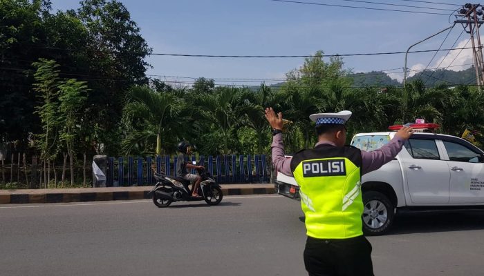Polres Banggai Tingkatkan Pengaturan dan Pengawasan Arus Lalu Lintas Pascalibur Iduladha