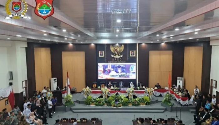 Pidato Perdana Bupati dan Wabup, Ketua DPRD Banggai Pimpin Langsung Paripurna